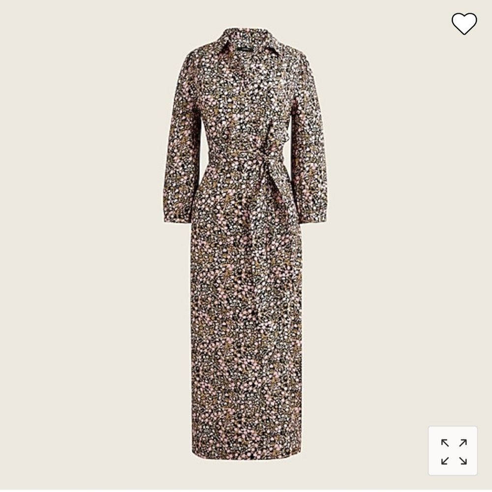 JCrew | Tie-waist Shirtdress